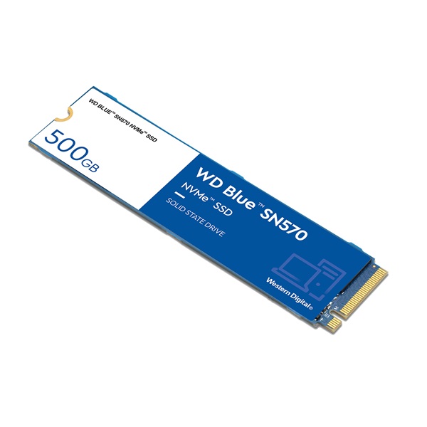 Western Digital 500GB M.2 2280 SN570 NVMe Blue (WDS500G3B0C) SSD