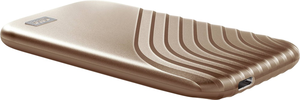 Western Digital 500GB USB 3.2 My Passport (WDBAGF5000AGD) arany külső SSD