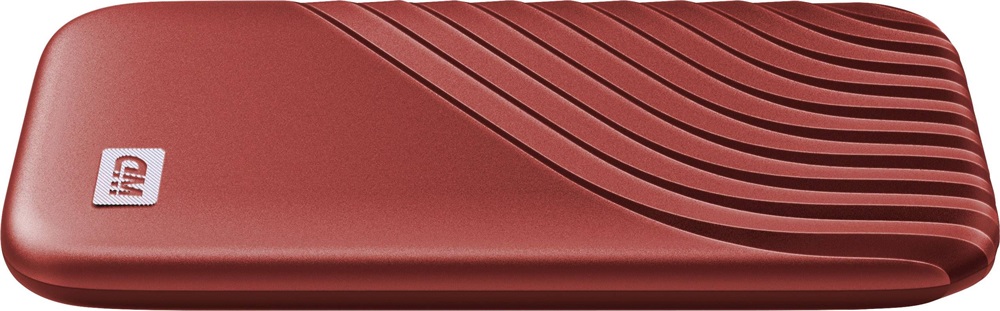 Western Digital 500GB USB 3.2 My Passport (WDBAGF5000ARD) piros külső SSD