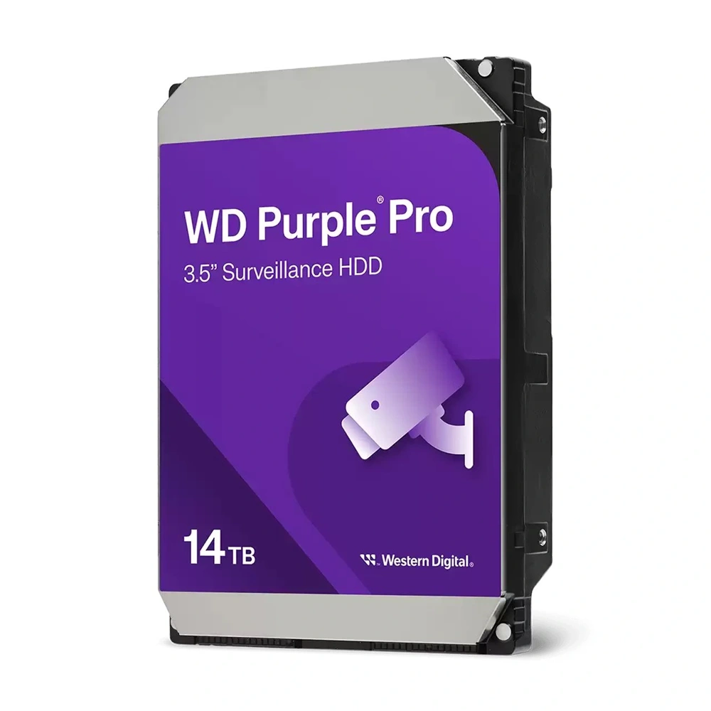 Western Digital Belső HDD 3.5" 14TB - WD142PURP (7200rpm,256 MB puffer,SATA3 - Purple(biztonságtechnikai rögzítőkbe is))