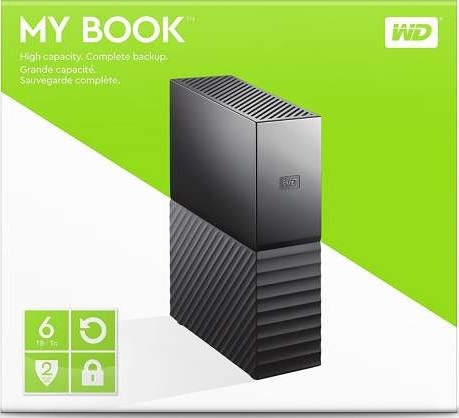 Western Digital MyBook Essential WDBBGB0060HBK 3,5" 6TB USB3.0 fekete külső winchester