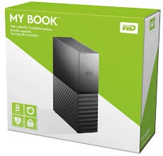 Western Digital MyBook Essential WDBBGB0080HBK 3,5" 8TB USB3.0 fekete külső winchester
