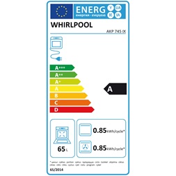 Whirlpool AKP 745  IX inox beépíthető sütő