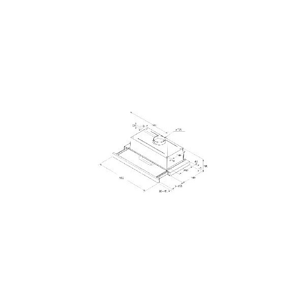 Whirlpool AKR 747 IX/1 beépíthető páraleszívó