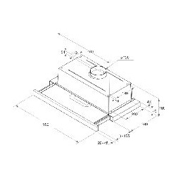 Whirlpool AKR 747 IX/1 beépíthető páraleszívó