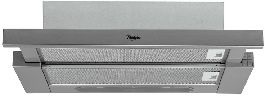 Whirlpool AKR 747 IX/1 szürke, beépíthető, kihúzható, méret:59,9 cm, zajszint:70 dB, páraelszívó