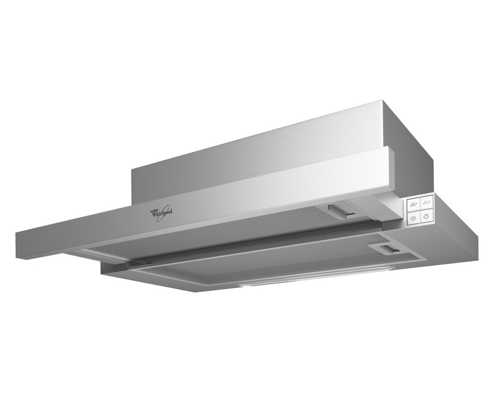 Whirlpool AKR 749/1 IX inox, beépíthető, hagyományos, méret:60 cm, teleszkópos, zajszint:62 dB, páraelszívó