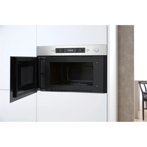 Whirlpool AMW 423 IX 1300W 22L inox beépíthető mikrohullámú sütő