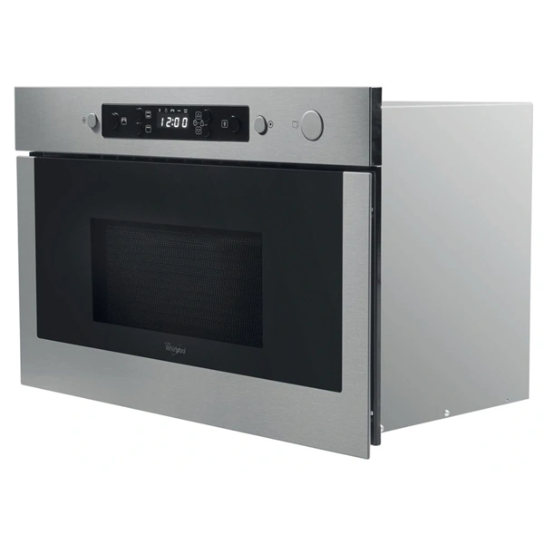 Whirlpool AMW 439/IX 750W 22L inox beépíthető mikrohullámú sütő