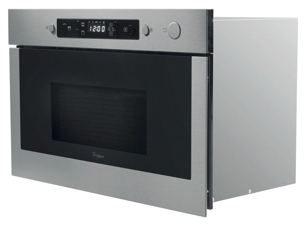 Whirlpool AMW 439/IX 750W 22L inox beépíthető mikrohullámú sütő