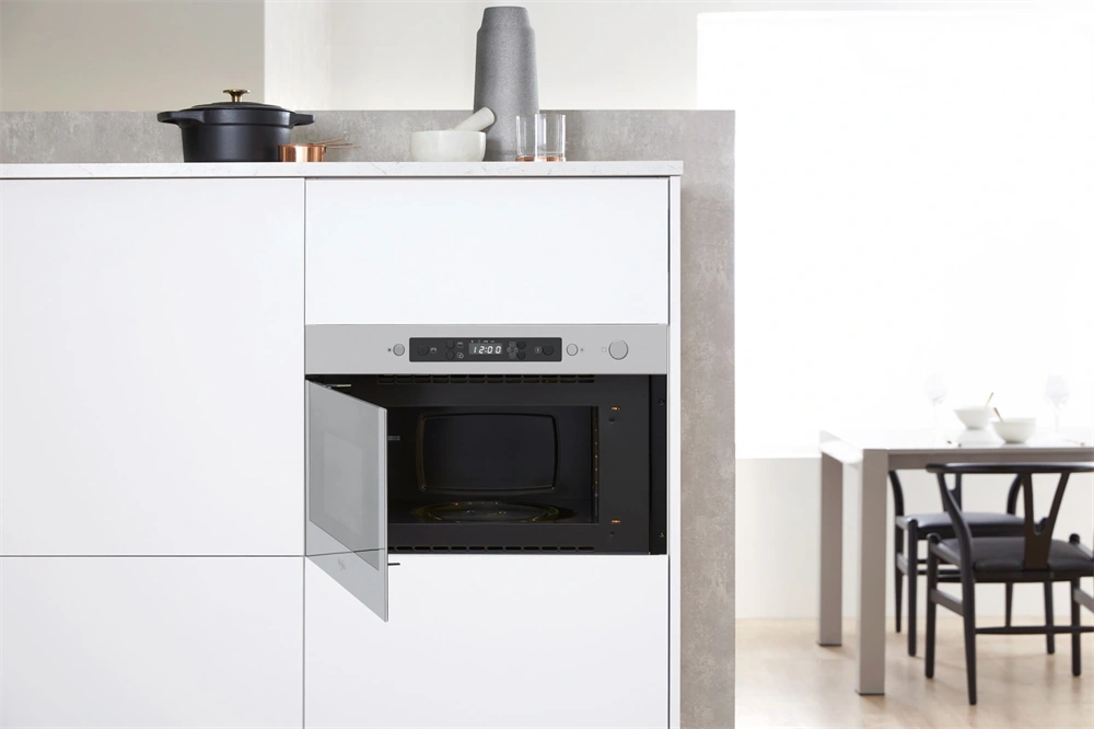 Whirlpool AMW 439/IX 750W 22L inox beépíthető mikrohullámú sütő