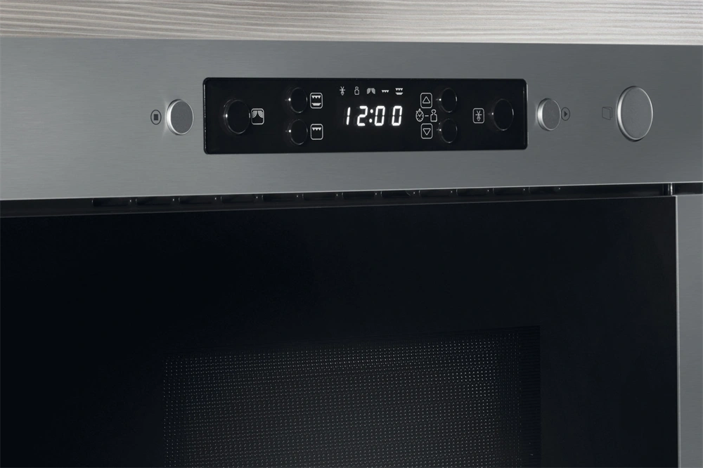 Whirlpool AMW 439/IX 750W 22L inox beépíthető mikrohullámú sütő