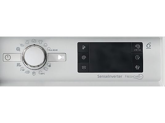 Whirlpool BI WMWG 71483E EU N fehér, elöltöltős, max.1351ford., 7 kg, beépíthető mosógép