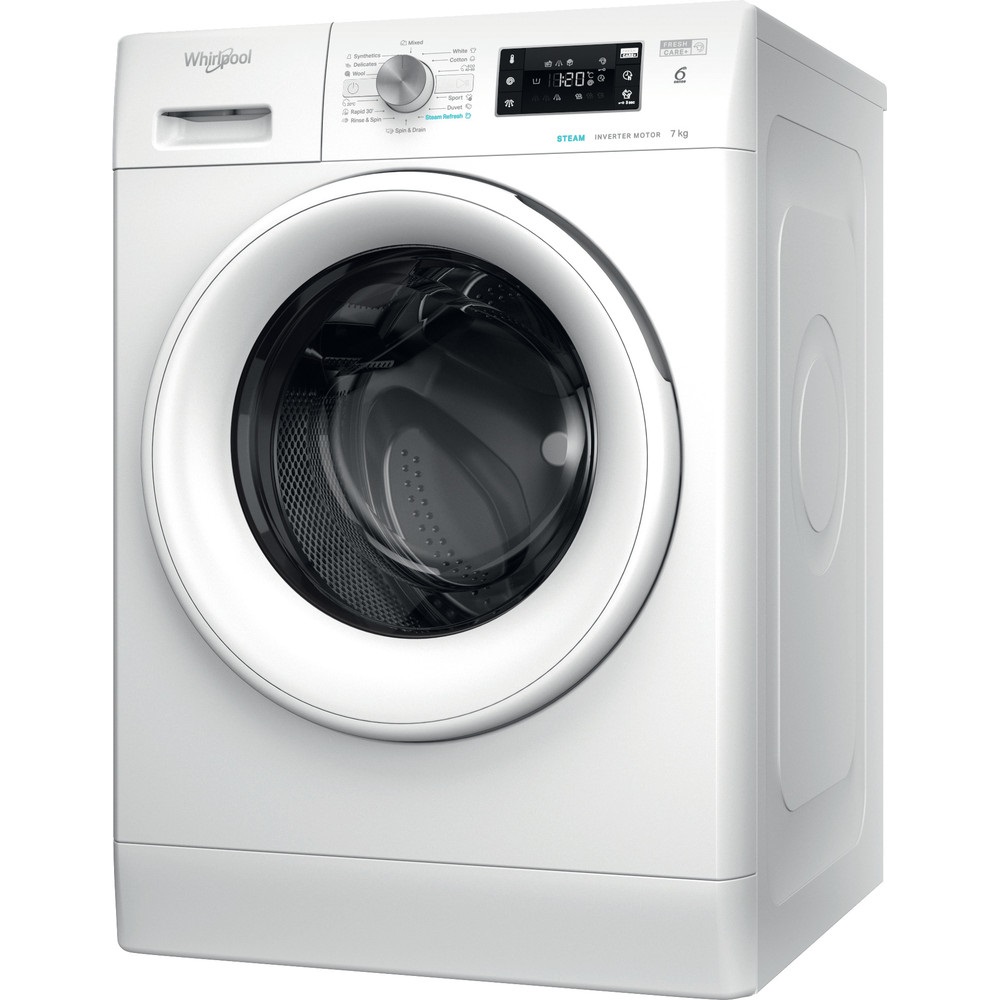 Whirlpool FFB 7238WV EE fehér, elöltöltős, max.1200ford., 7 kg, mosógép