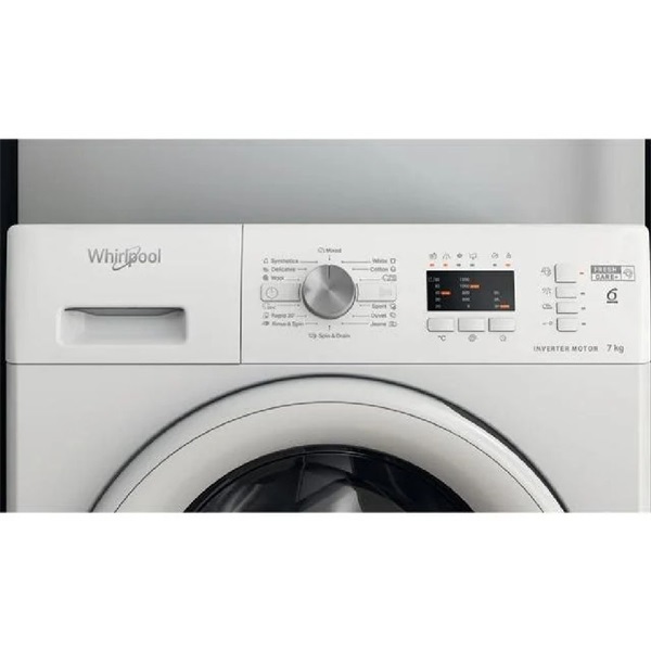 Whirlpool FFB 7259 WV EE fehér, elöltöltős, max.1200ford., 7 kg, mosógép (Újszerű)