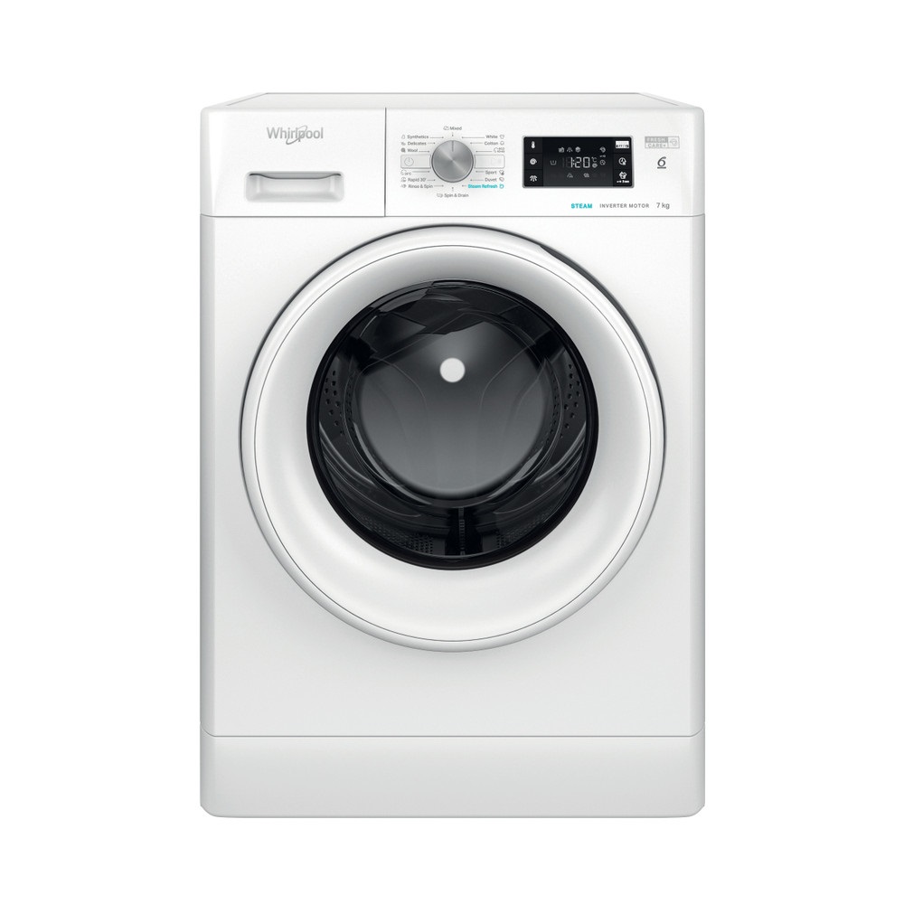 Whirlpool FFB 7259 WV EE fehér, elöltöltős, max.1200ford., 7 kg, mosógép (Újszerű)