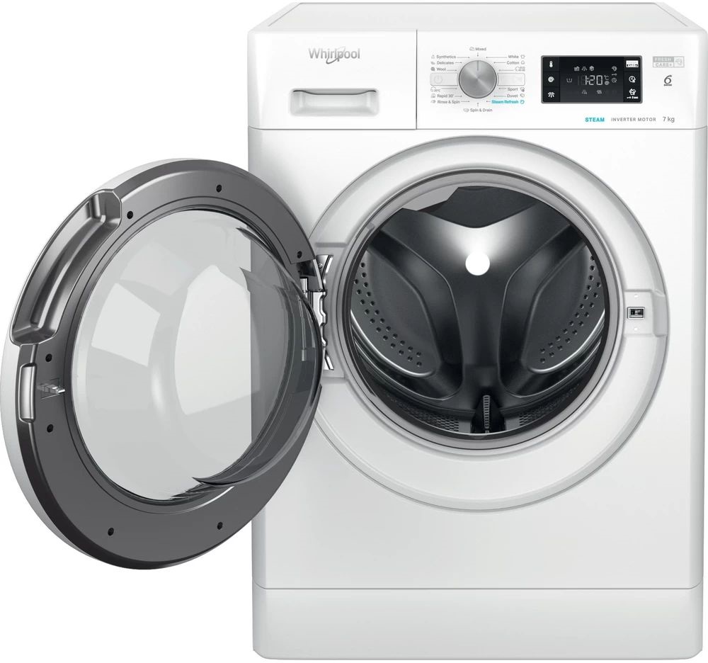 Whirlpool FFB 7459 WV EE fehér, elöltöltős, max.1400ford., 7 kg, mosógép