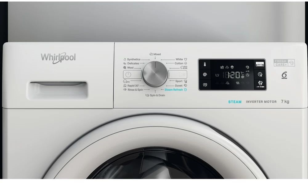 Whirlpool FFB 7459 WV EE fehér, elöltöltős, max.1400ford., 7 kg, mosógép
