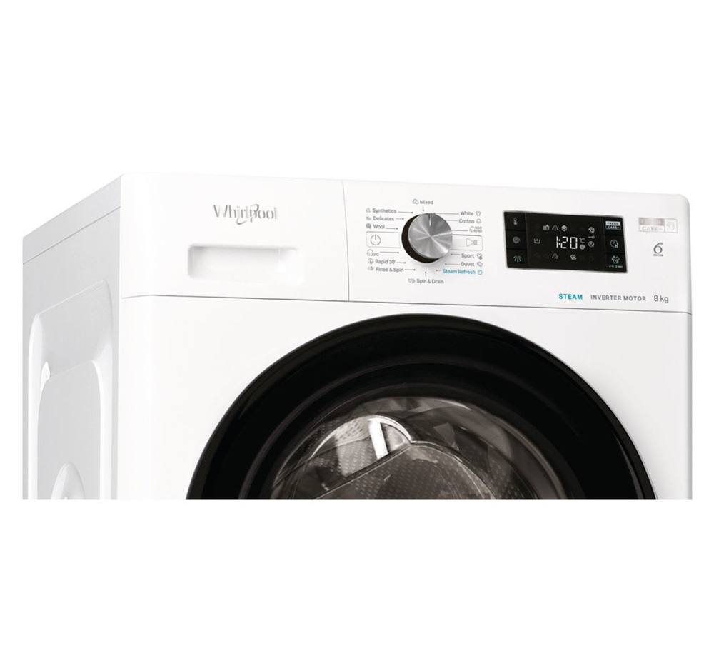 Whirlpool FFB 8248 BV EE fehér, elöltöltős, max.1200ford., 8 kg, mosógép