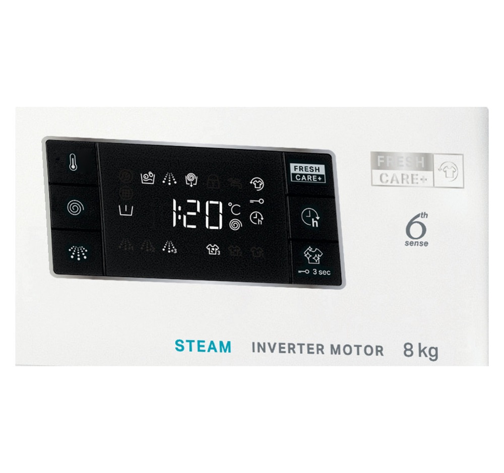 Whirlpool FFB 8258 WV EE fehér, elöltöltős, max.1200ford., 8 kg, mosógép