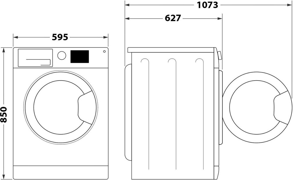 Whirlpool FFB 8489 WV EE fehér, elöltöltős, max.1400ford., 8 kg, mosógép