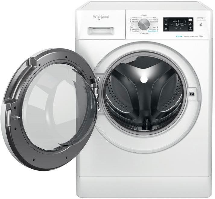 Whirlpool FFB 8489 WV EE fehér, elöltöltős, max.1400ford., 8 kg, mosógép (Újszerű)