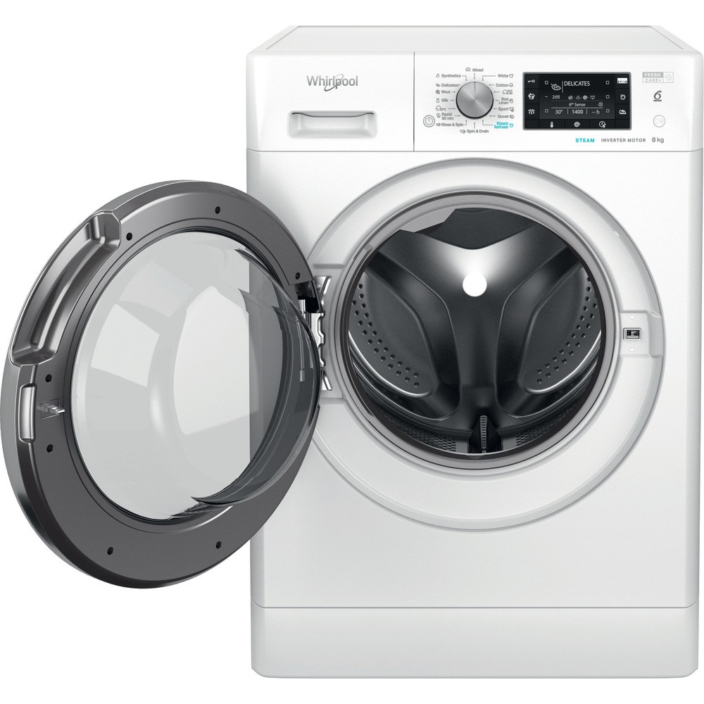 Whirlpool FFD 8458 BCV EE fehér, elöltöltős, max.1400ford., 8 kg, mosógép