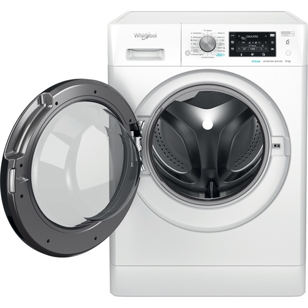 Whirlpool FFD 8648 BV EE fehér, elöltöltős, max.1600ford., 8 kg, mosógép (Újszerű)