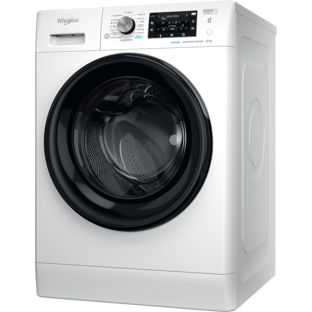 Whirlpool FFD 8648 BV EE fehér, elöltöltős, max.1600ford., 8 kg, mosógép (Újszerű)