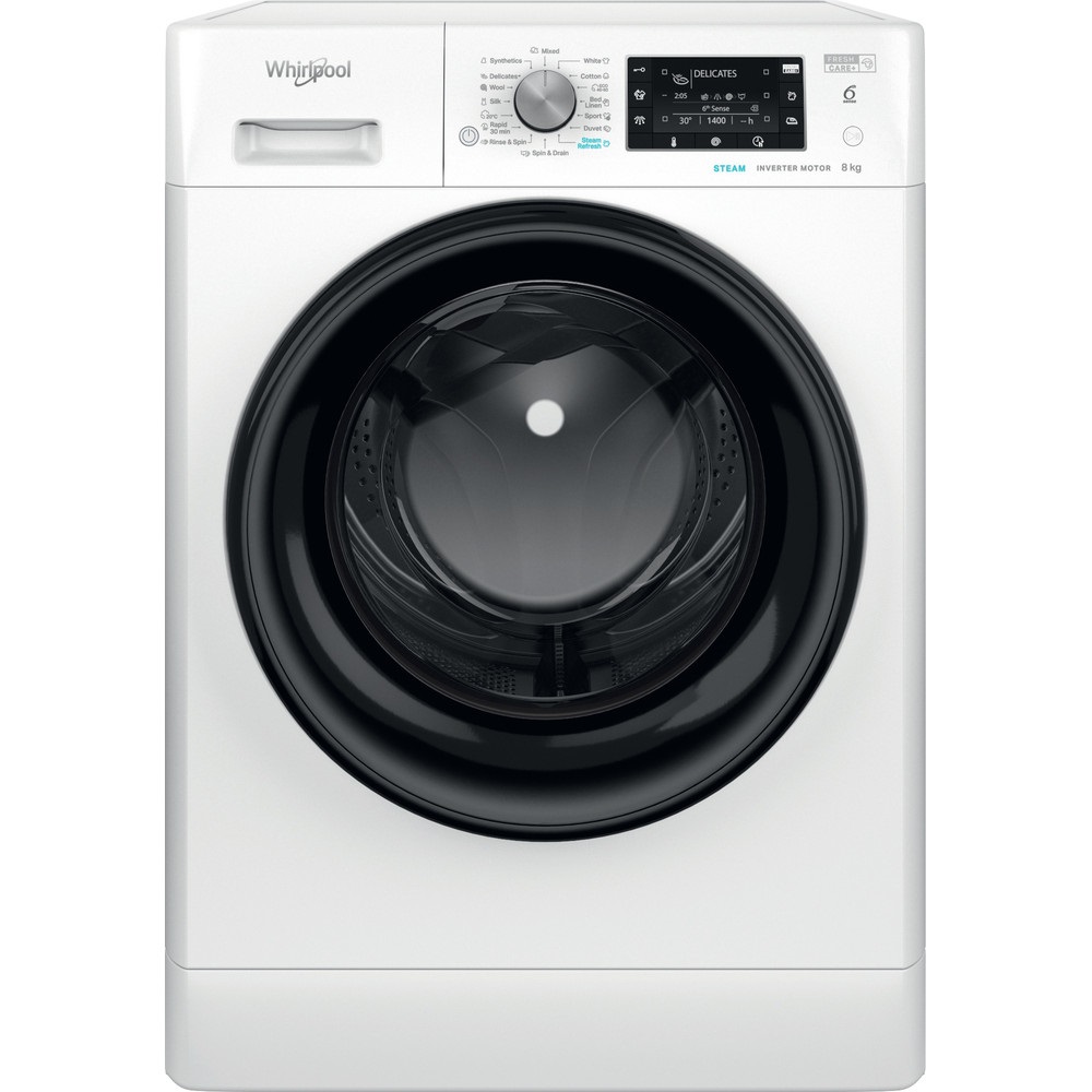 Whirlpool FFD 8648 BV EE fehér, elöltöltős, max.1600ford., 8 kg, mosógép (Újszerű)