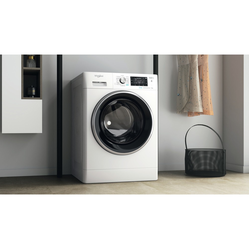 Whirlpool FFD 9458 BCV EE fehér, elöltöltős, max.1400ford., 9 kg, mosógép