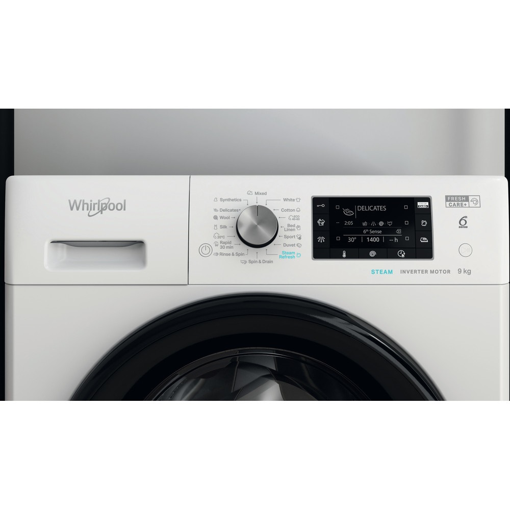 Whirlpool FFD 9458 BV EE fehér, elöltöltős, max.1400ford., 9 kg, mosógép