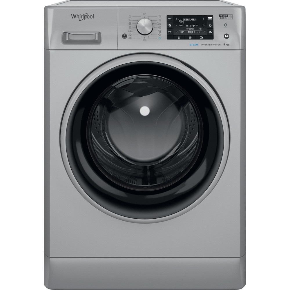 Whirlpool FFD 9458 SBSV EU ezüst, elöltöltős, max.1200ford., 9 kg, mosógép