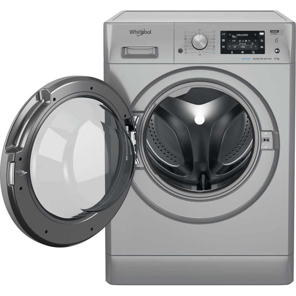 Whirlpool FFD 9458 SBSV EU ezüst, elöltöltős, max.1200ford., 9 kg, mosógép