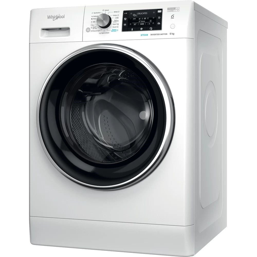 Whirlpool FFD 9489 BCV EE fehér, elöltöltős, max.1400ford., 9 kg, mosógép