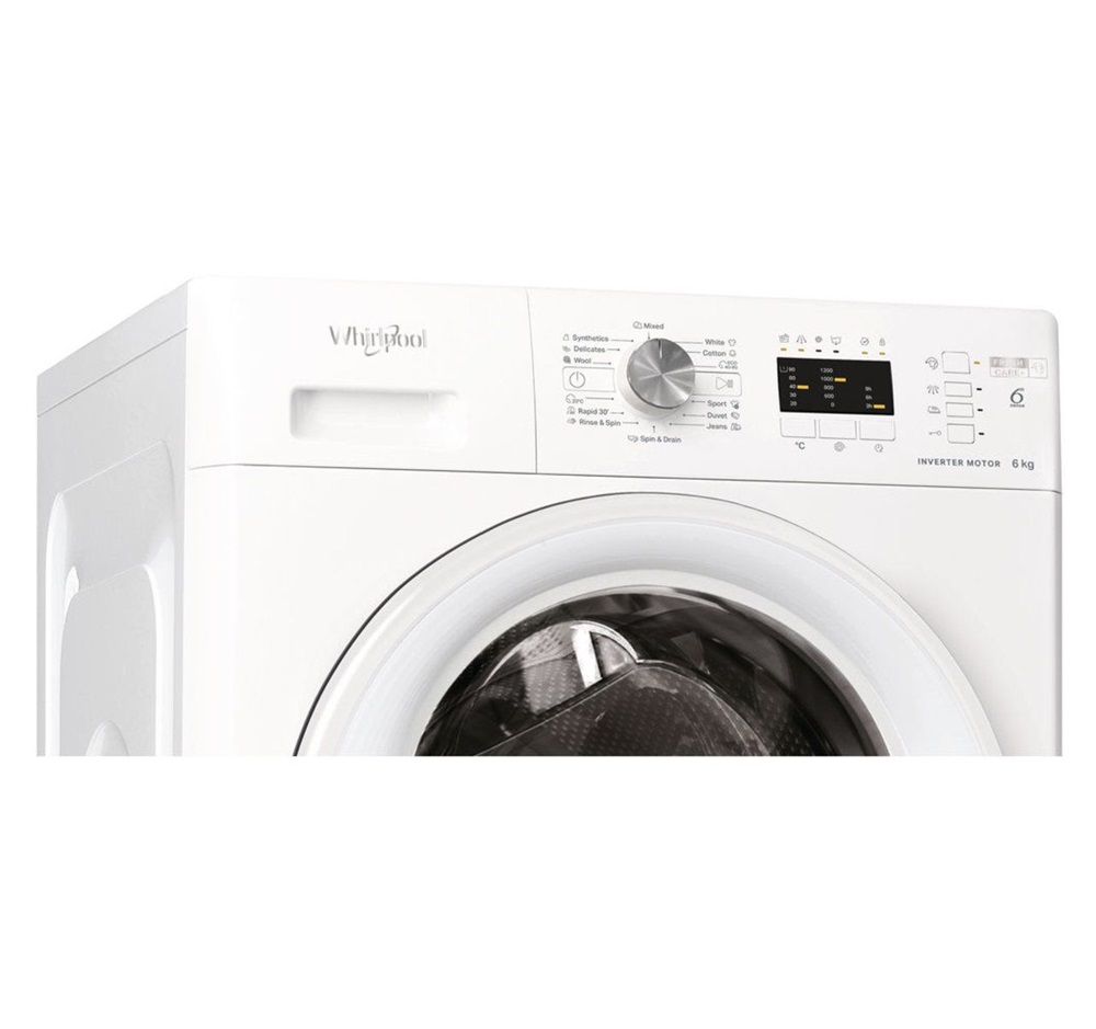 Whirlpool FFL 6238W EE fehér, elöltöltős, max.1200ford., 6 kg, mosógép (Újszerű)