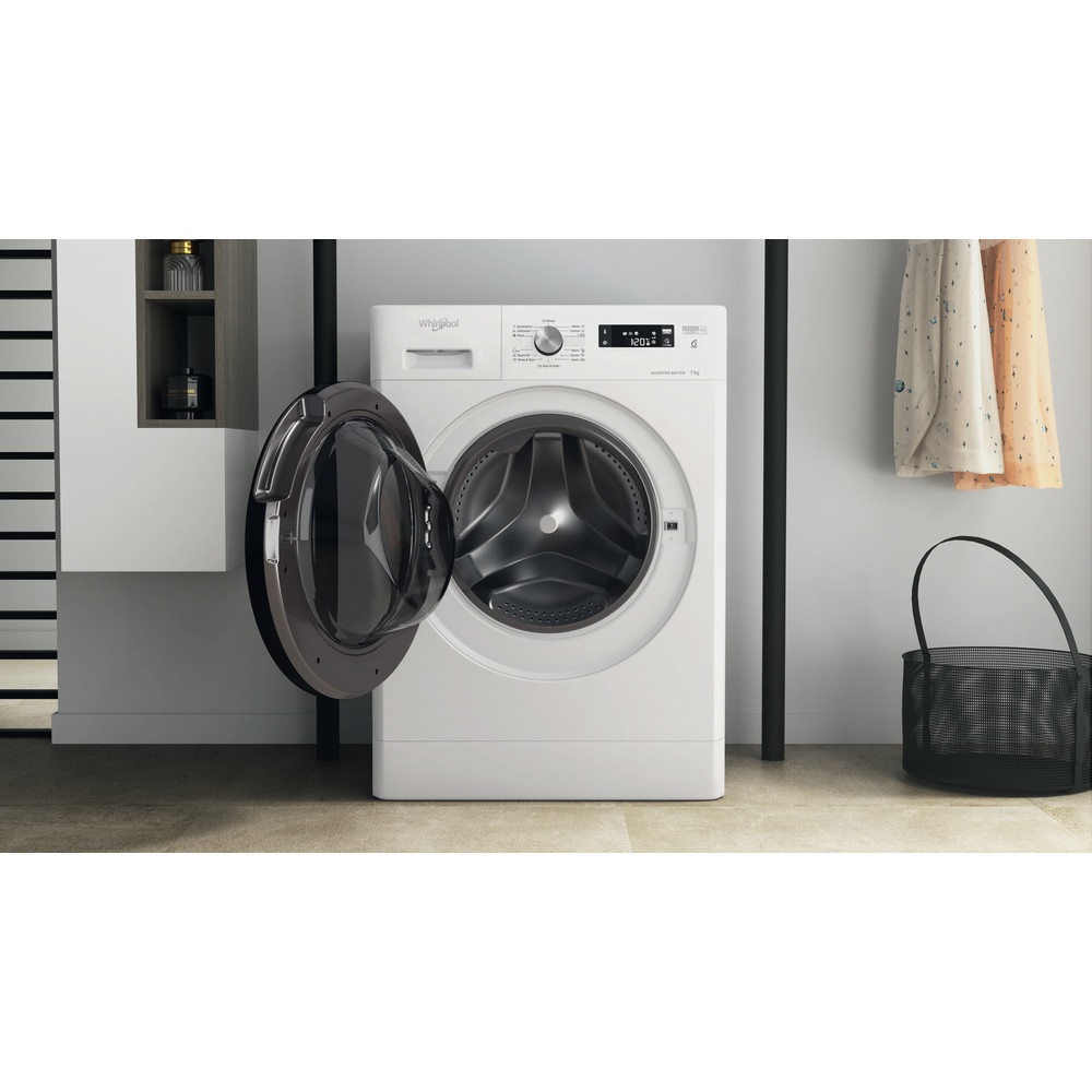 Whirlpool FFS 7259 B EE fehér, elöltöltős, max.1200ford., 7 kg, mosógép