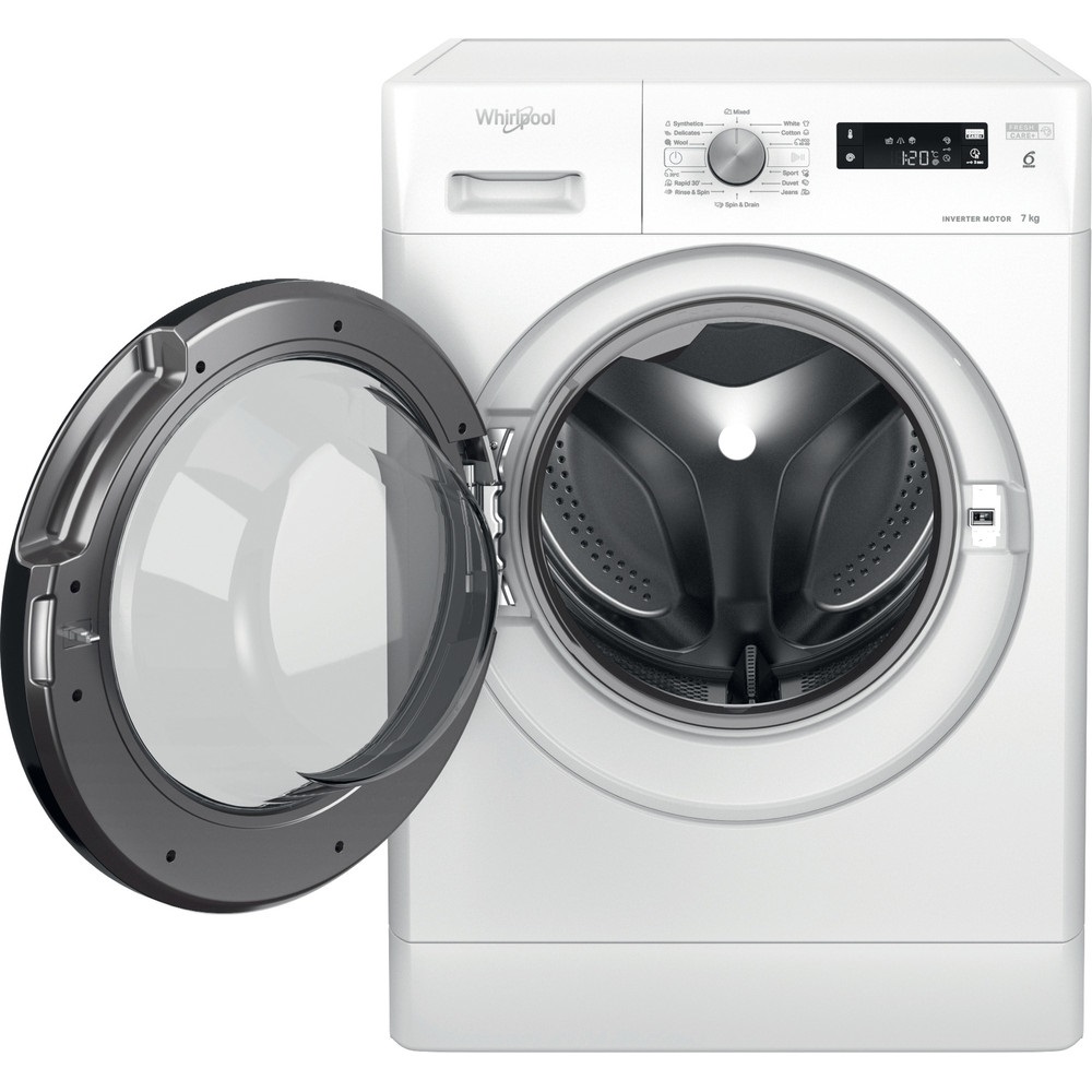 Whirlpool FFS 7259 B EE fehér, elöltöltős, max.1200ford., 7 kg, mosógép