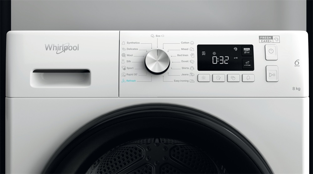 Whirlpool FFT M11 82B EE R fehér, 8 kg, hőszivattyús, szárítógép