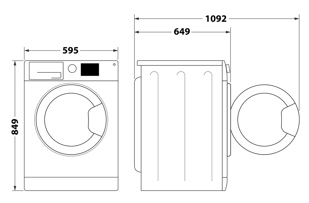 Whirlpool FFT M11 82B EE R fehér, 8 kg, hőszivattyús, szárítógép