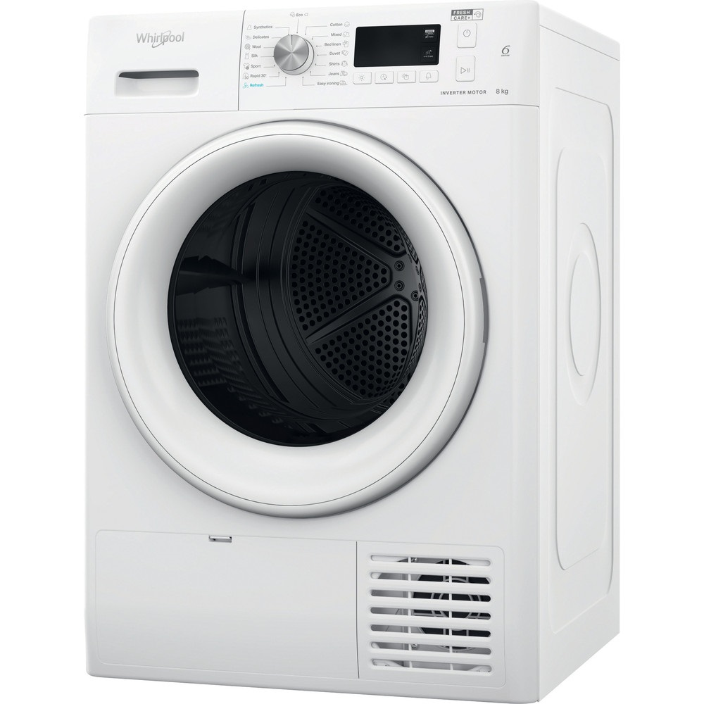 Whirlpool FFT M11 8X3 EE fehér, 8 kg, hőszivattyús, szárítógép (Újszerű)