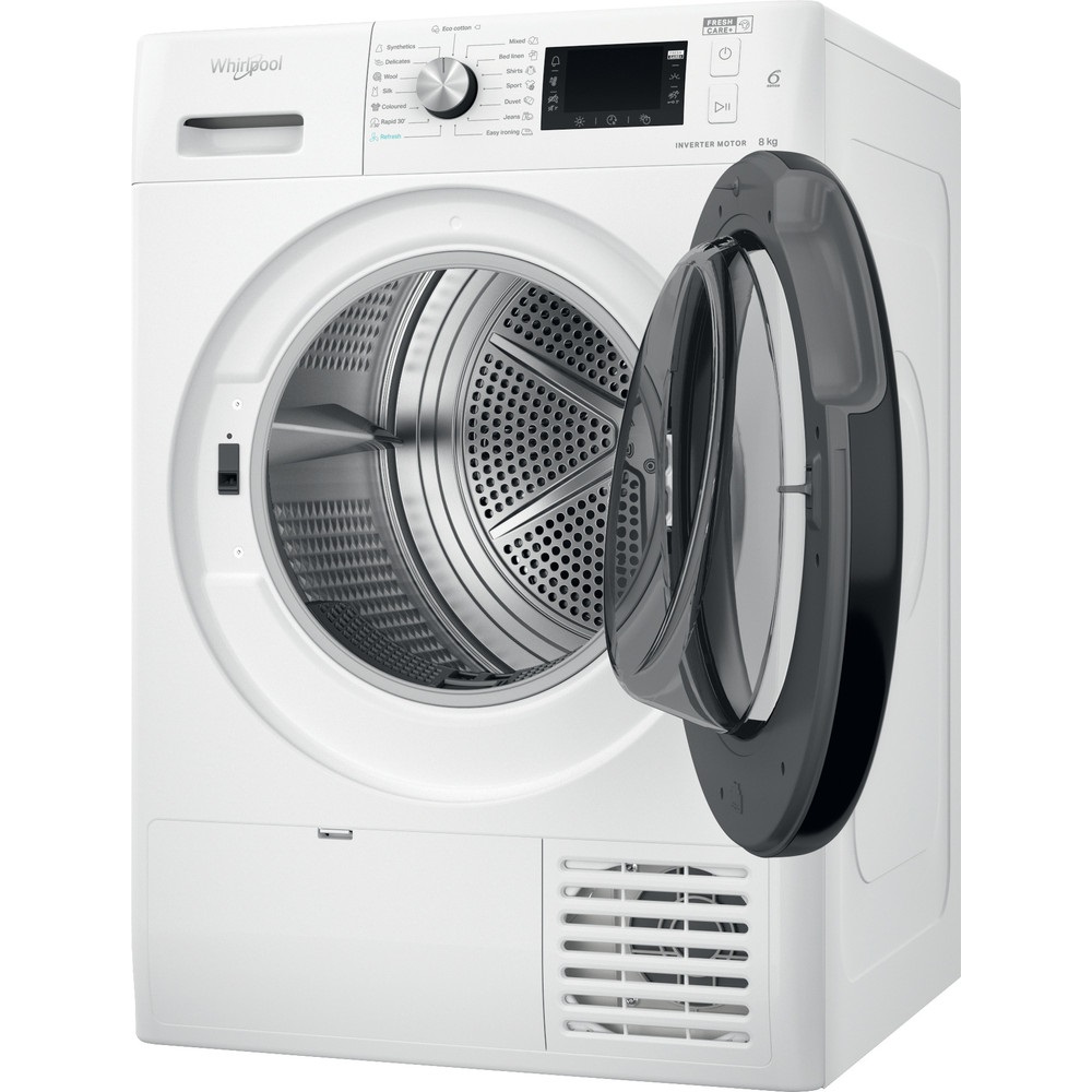 Whirlpool FFT M22 8X3B EE fehér, 8 kg, hőszivattyús, szárítógép