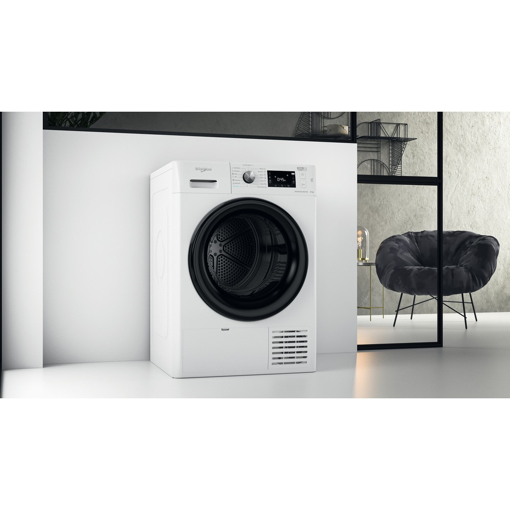 Whirlpool FFT M22 9X2B EE fehér, 9 kg, hőszivattyús, szárítógép