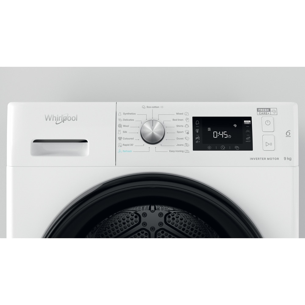 Whirlpool FFT M22 9X3B EE fehér, 9 kg, hőszivattyús, szárítógép