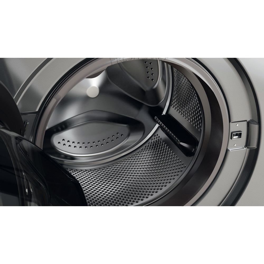 Whirlpool FFWDB 964369 SBSV EE ezüst, elöltöltős, max.1400ford., 9 kg/6 kg, mosó-szárítógép