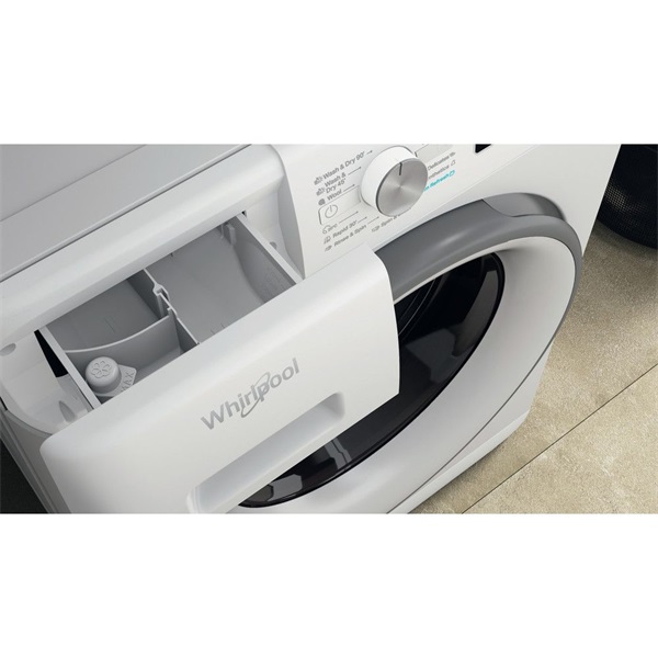 Whirlpool FFWDB 964369 SV EE fehér, elöltöltős, max.1400ford., 9 kg/6 kg, mosó-szárítógép (Újszerű)