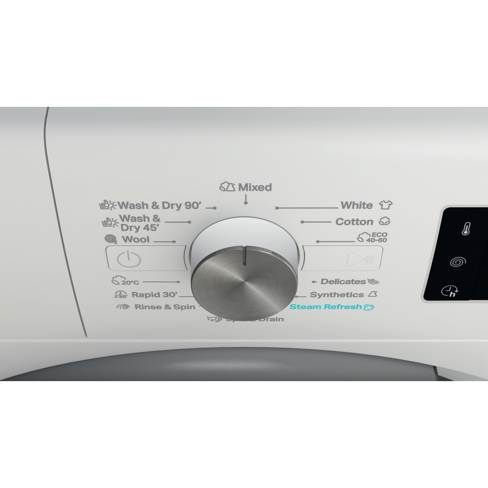 Whirlpool FFWDB 964369 SV EE fehér, elöltöltős, max.1400ford., 9 kg/6 kg, mosó-szárítógép