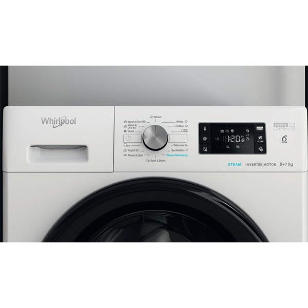 Whirlpool FFWDB 976258 BV EE 9 kg elöltöltős mosó-szárítógép