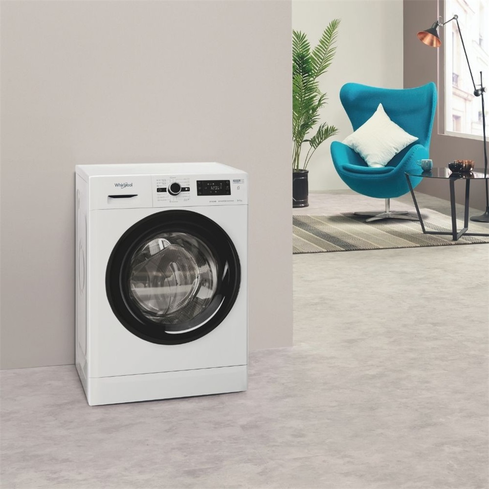 Whirlpool FWDG 861483 WBV EE fehér, elöltöltős, max.1400ford., 8 kg/6 kg, mosó-szárítógép