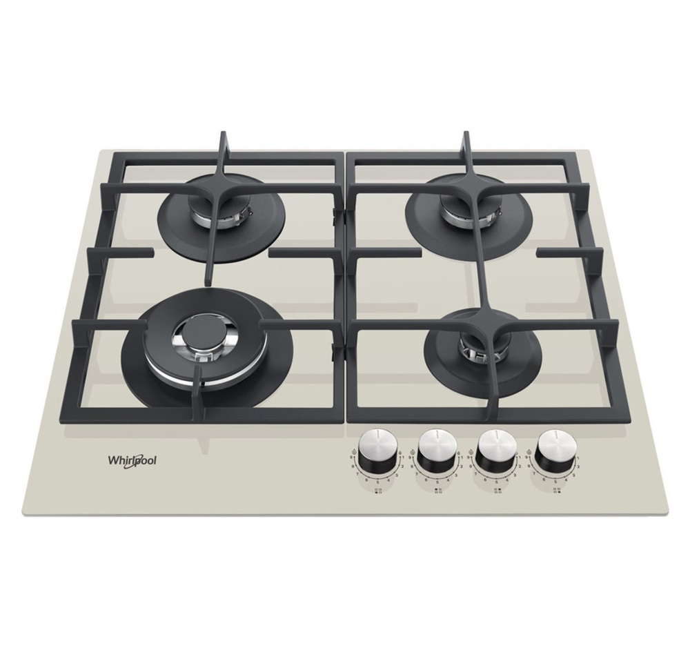 Whirlpool GOFL 629/S ezüst,beépíthető, gáz, főzőzóna: 4, beépíthető méret: 56cm, főzőlap